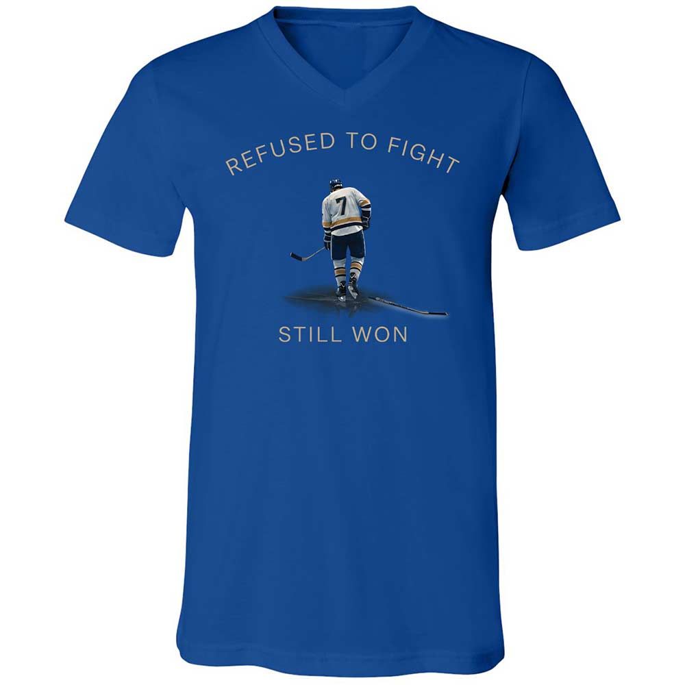 Unisex V-Neck T-Shirt - SN47RZLG - True Royal - 4