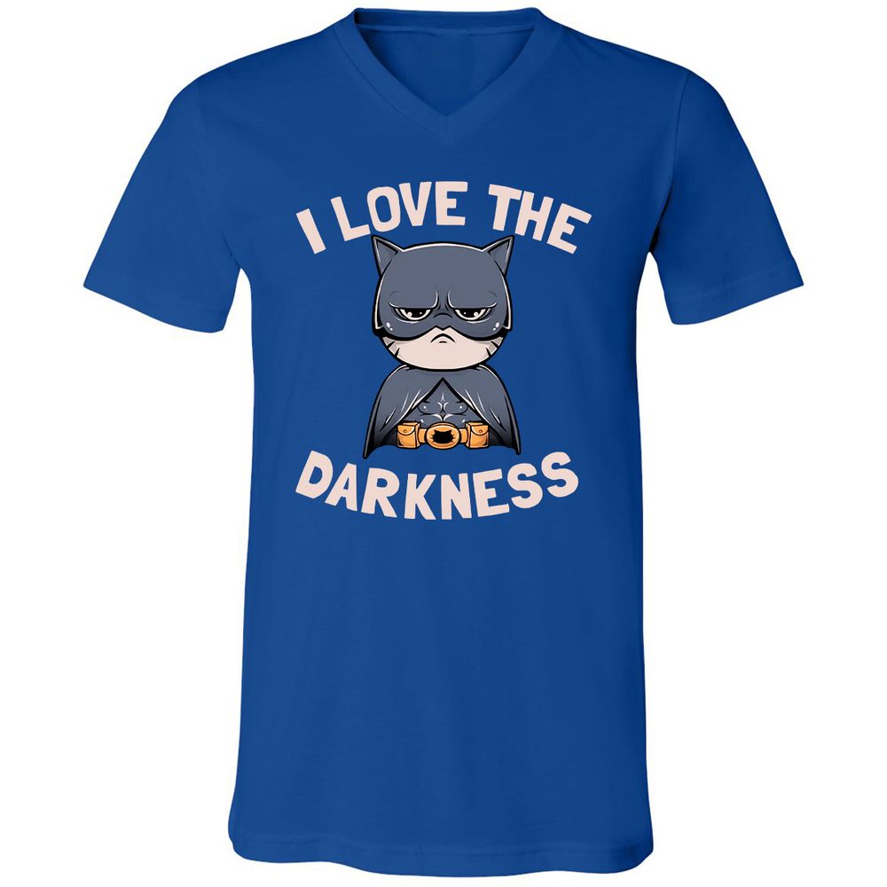 Unisex V-Neck T-Shirt - 715AAY6N - True Royal - 4