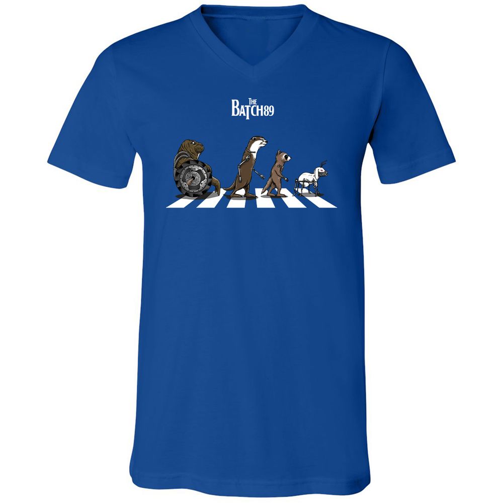 Unisex V-Neck T-Shirt - 8LQ1188B - True Royal - 4