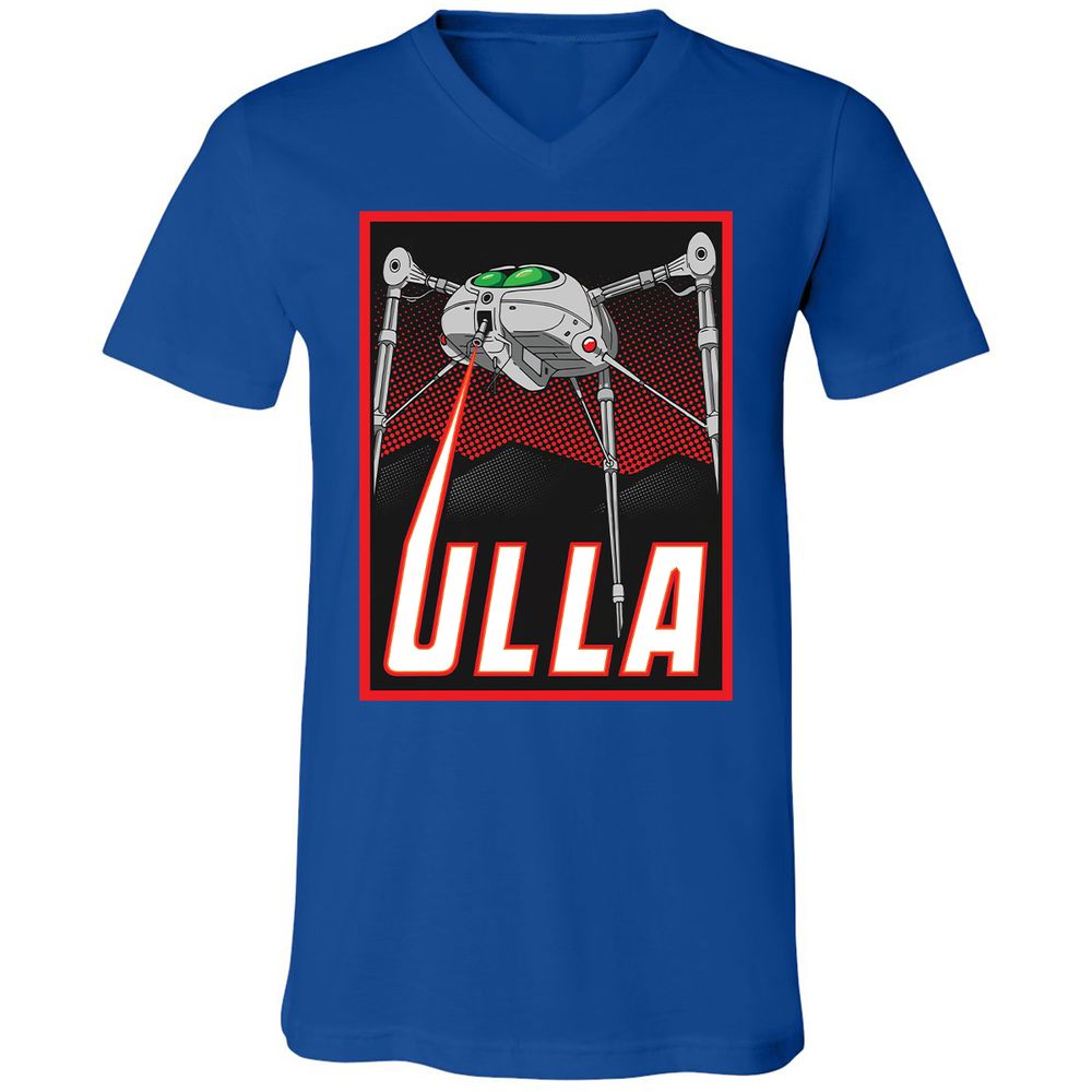 Unisex V-Neck T-Shirt - F1E68YJB - True Royal - 4