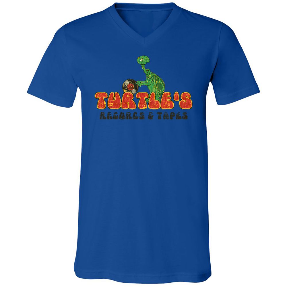 Unisex V-Neck T-Shirt - R58Q5DF1 - True Royal - 4