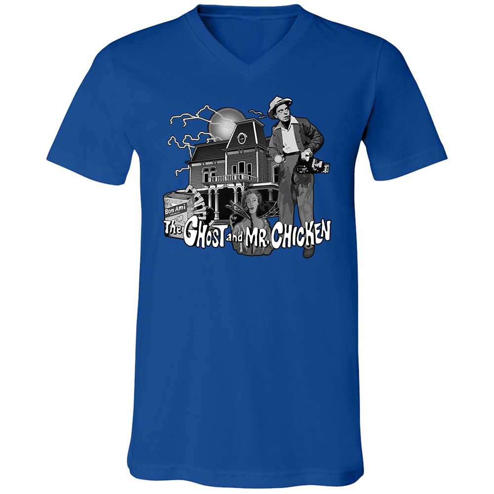 Unisex V-Neck T-Shirt - V928HNGB - True Royal - 4