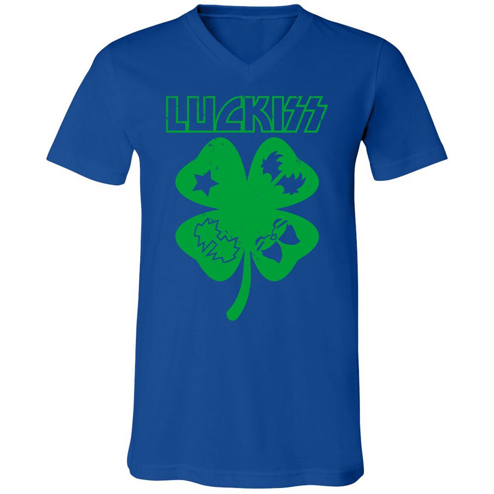 Unisex V-Neck T-Shirt - JGV3FVTM - True Royal - 4