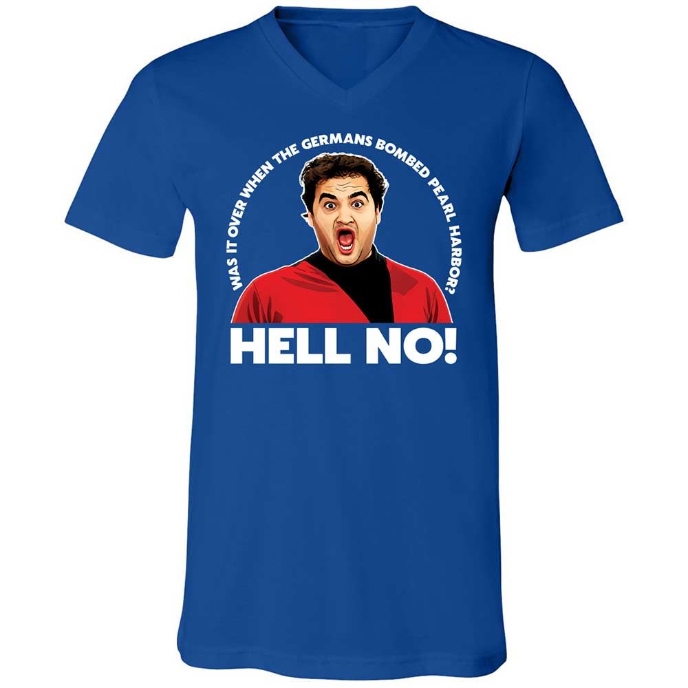 Unisex V-Neck T-Shirt - 76HWAPHS - True Royal - 4