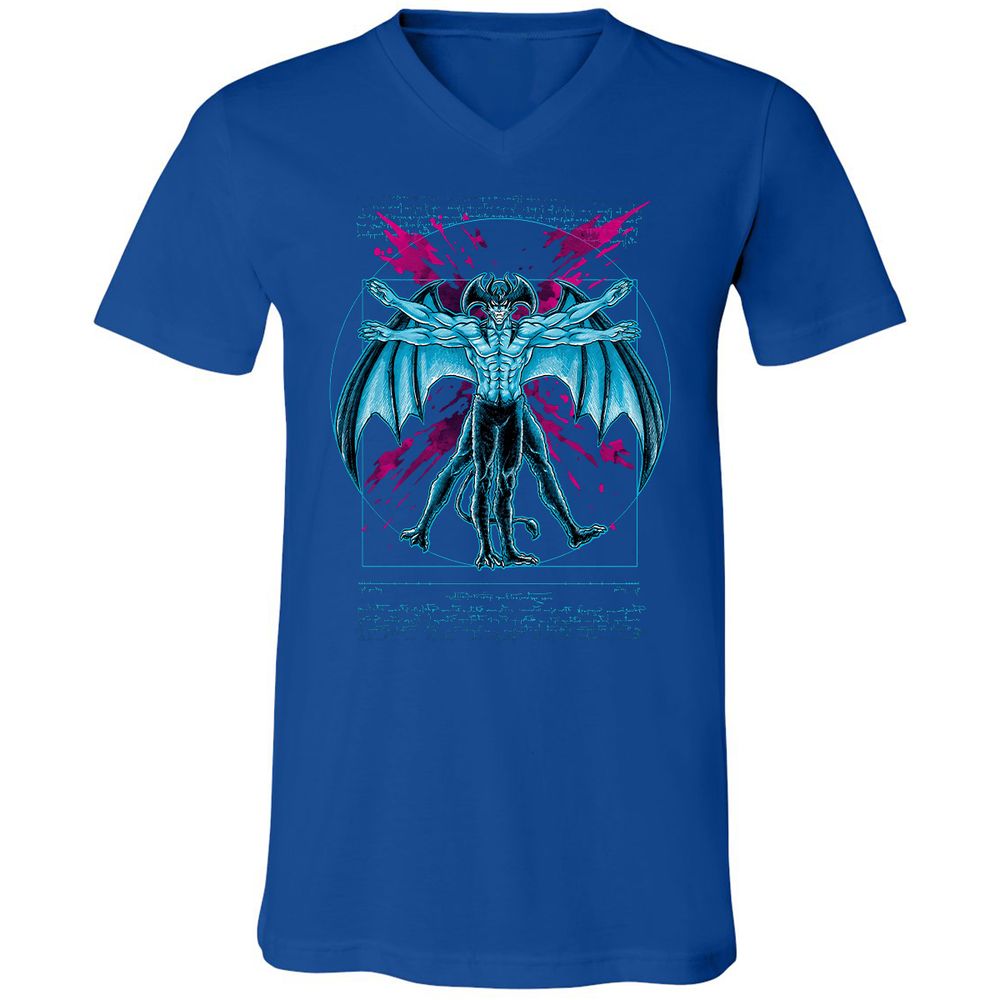 Unisex V-Neck T-Shirt - FSANST9S - True Royal - 4