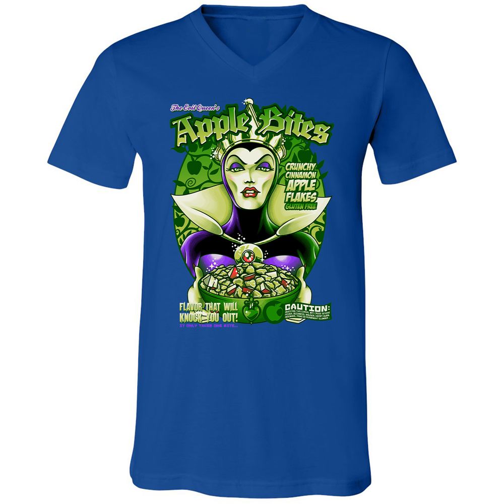 Unisex V-Neck T-Shirt - HWVTKASN - True Royal - 4