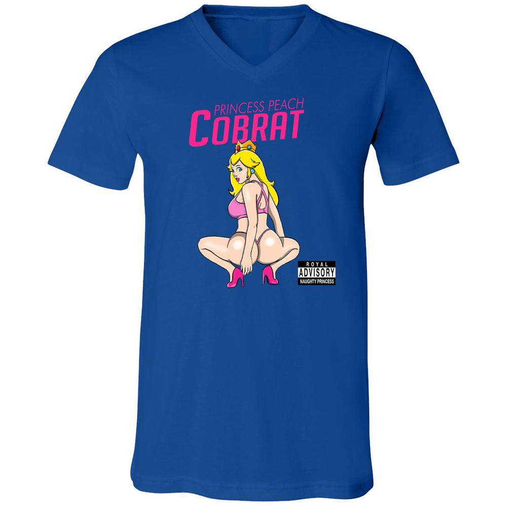 Unisex V-Neck T-Shirt - 4NGPCGCF - True Royal - 4