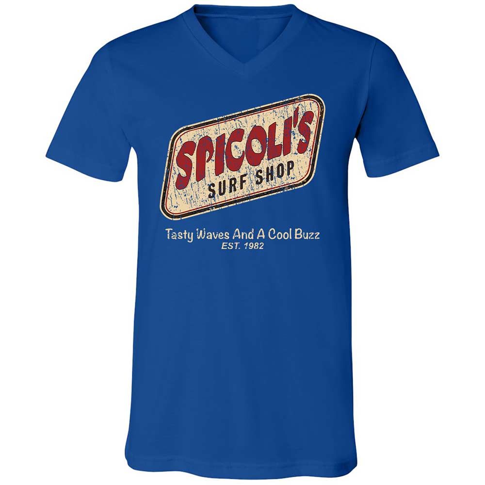 Unisex V-Neck T-Shirt - 3HHXPVXE - True Royal - 4