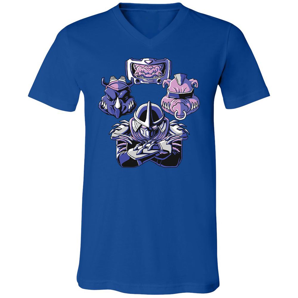 Unisex V-Neck T-Shirt - T8VHP5HC - True Royal - 4