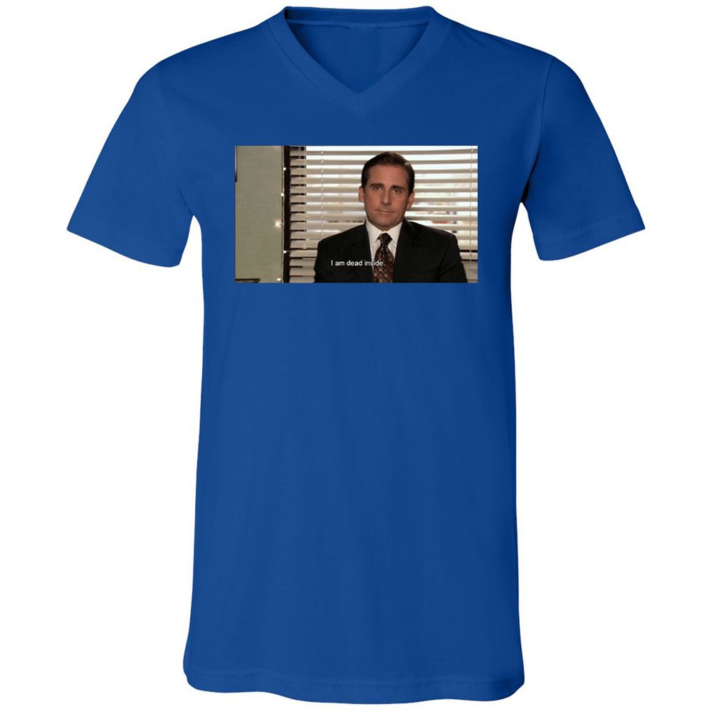 Unisex V-Neck T-Shirt - LGGE21SV - True Royal - 4