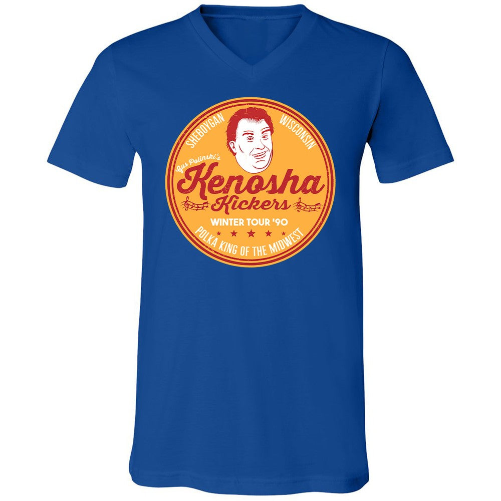 Unisex V-Neck T-Shirt - 7LBLD2CJ - True Royal - 4