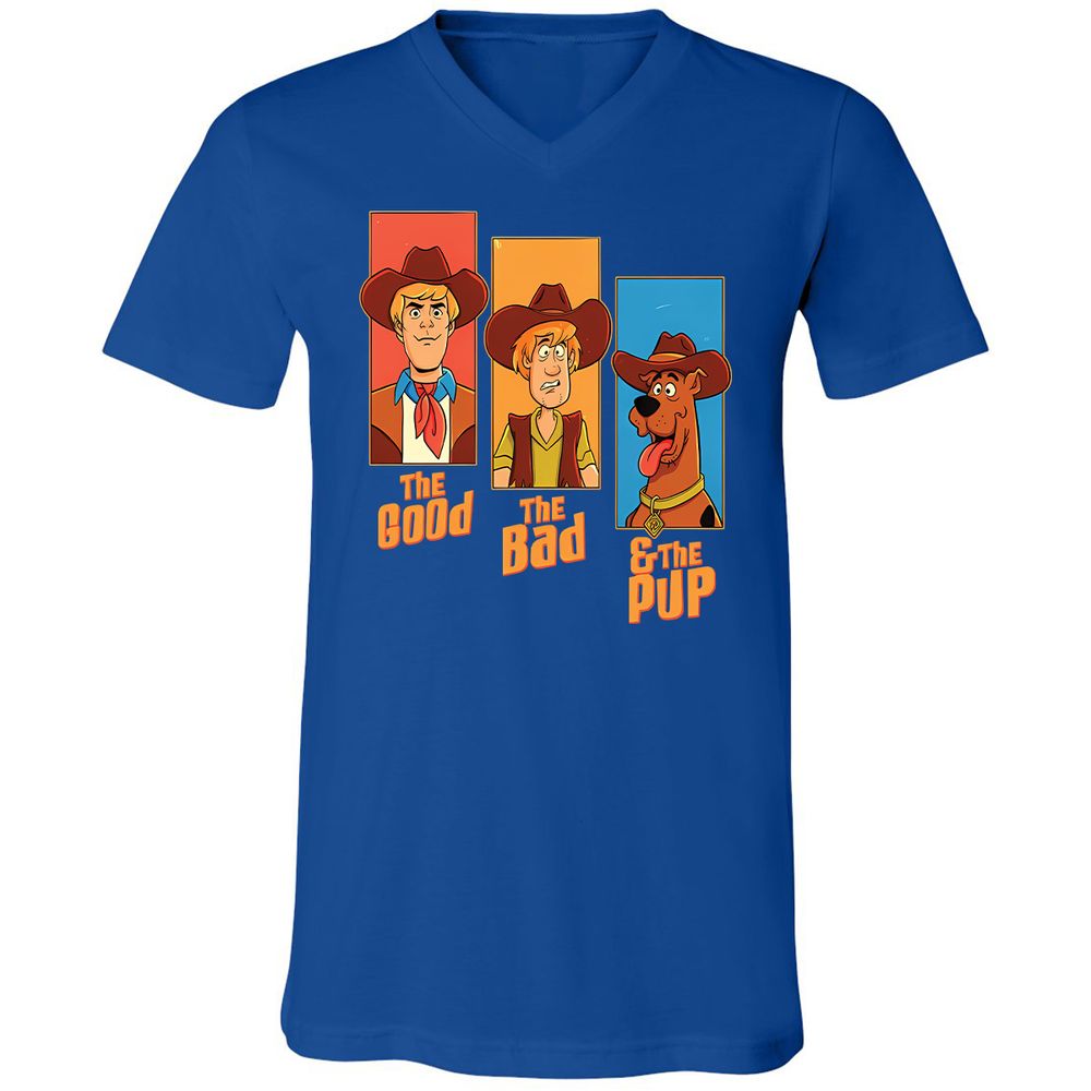 Unisex V-Neck T-Shirt - VZG9VJ8A - True Royal - 4