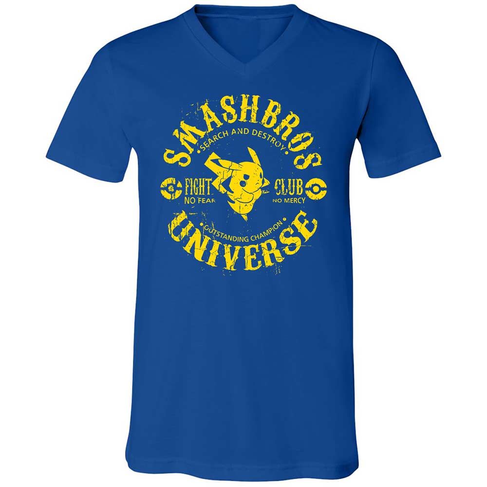 Unisex V-Neck T-Shirt - 5BJ47WRY - True Royal - 4