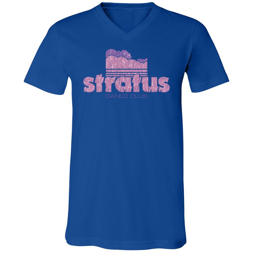 Unisex V-Neck T-Shirt - 8HDRFAG9 - True Royal - 4