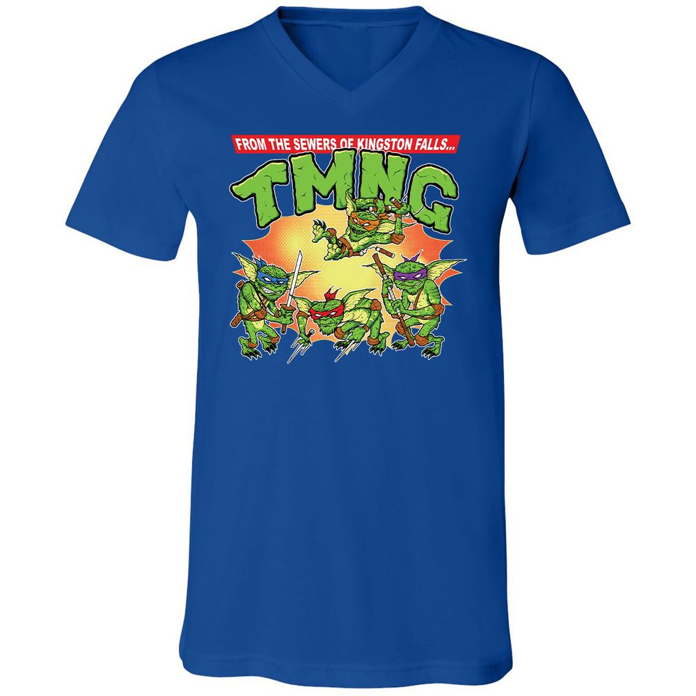 Unisex V-Neck T-Shirt - ET3QETBT - True Royal - 4