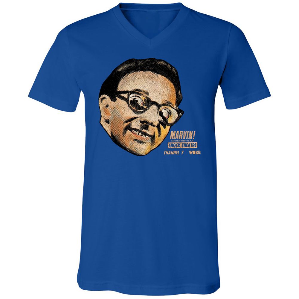 Unisex V-Neck T-Shirt - 1SDGPUSP - True Royal - 4