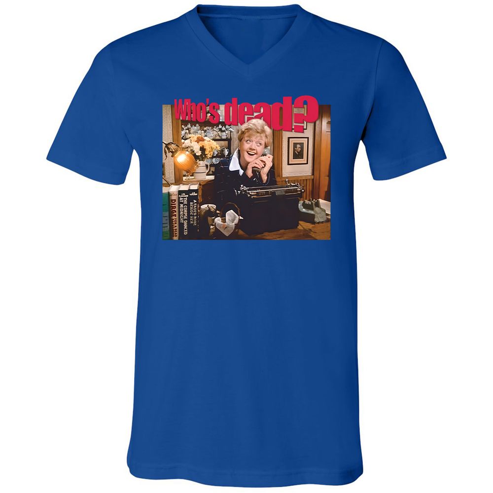 Unisex V-Neck T-Shirt - UB5ENW4S - True Royal - 4