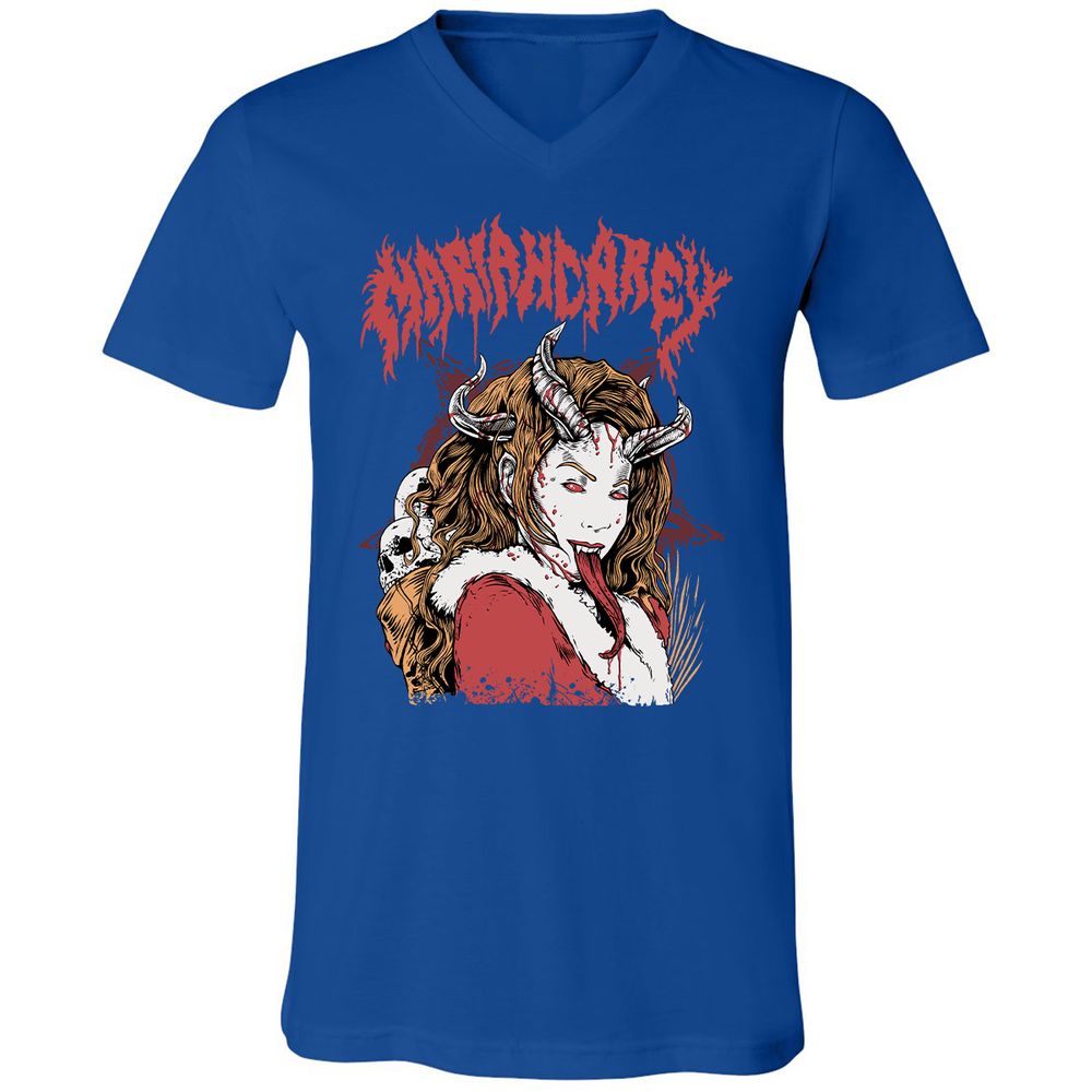 Unisex V-Neck T-Shirt - GHM9T5Z1 - True Royal - 4