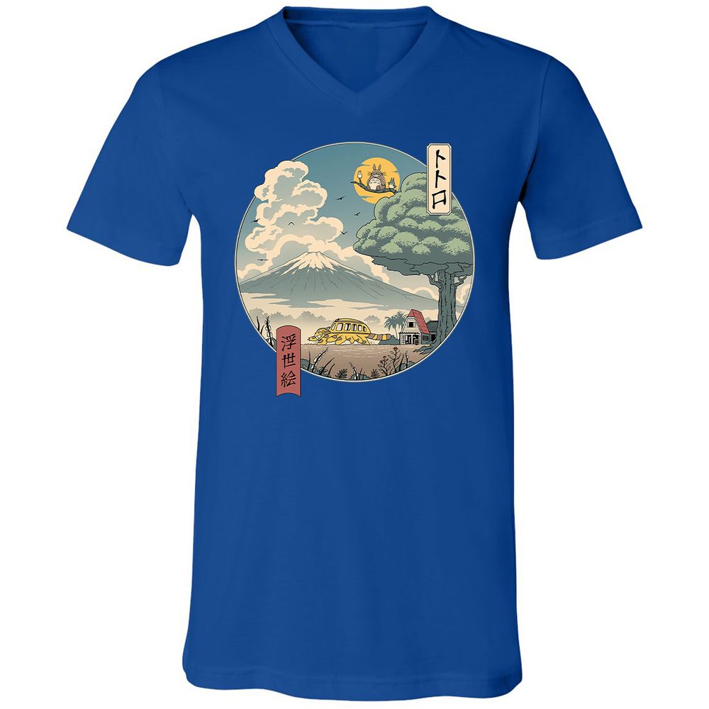 Unisex V-Neck T-Shirt - PYPC6PSB - True Royal - 4