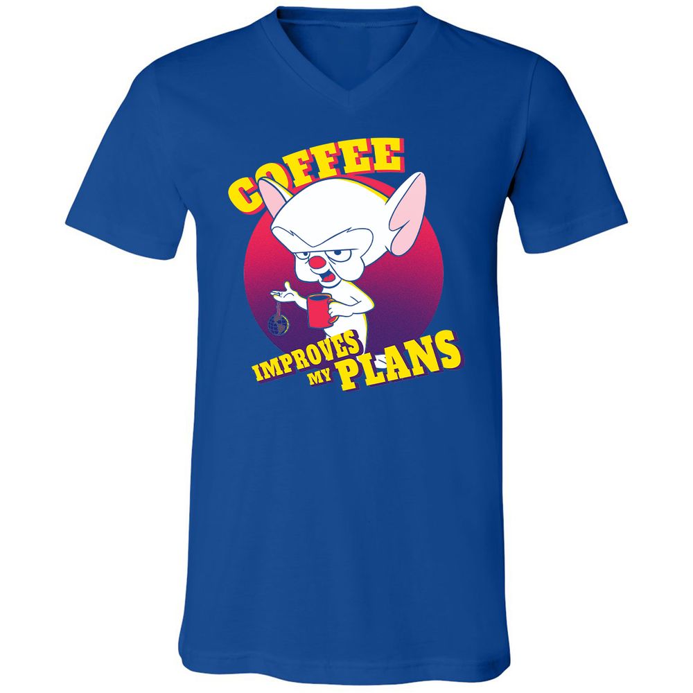 Unisex V-Neck T-Shirt - FXM2ZJJL - True Royal - 4