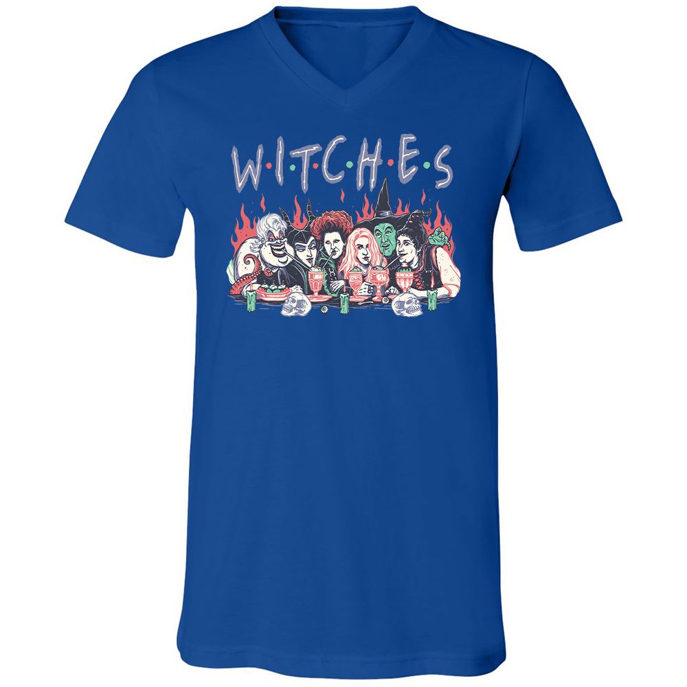 Unisex V-Neck T-Shirt - 72G1JJ7P - True Royal - 4