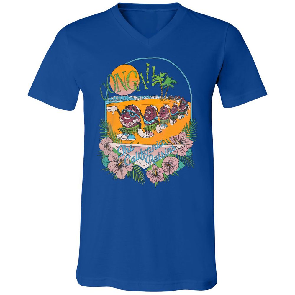 Unisex V-Neck T-Shirt - 8EHVT8N9 - True Royal - 4