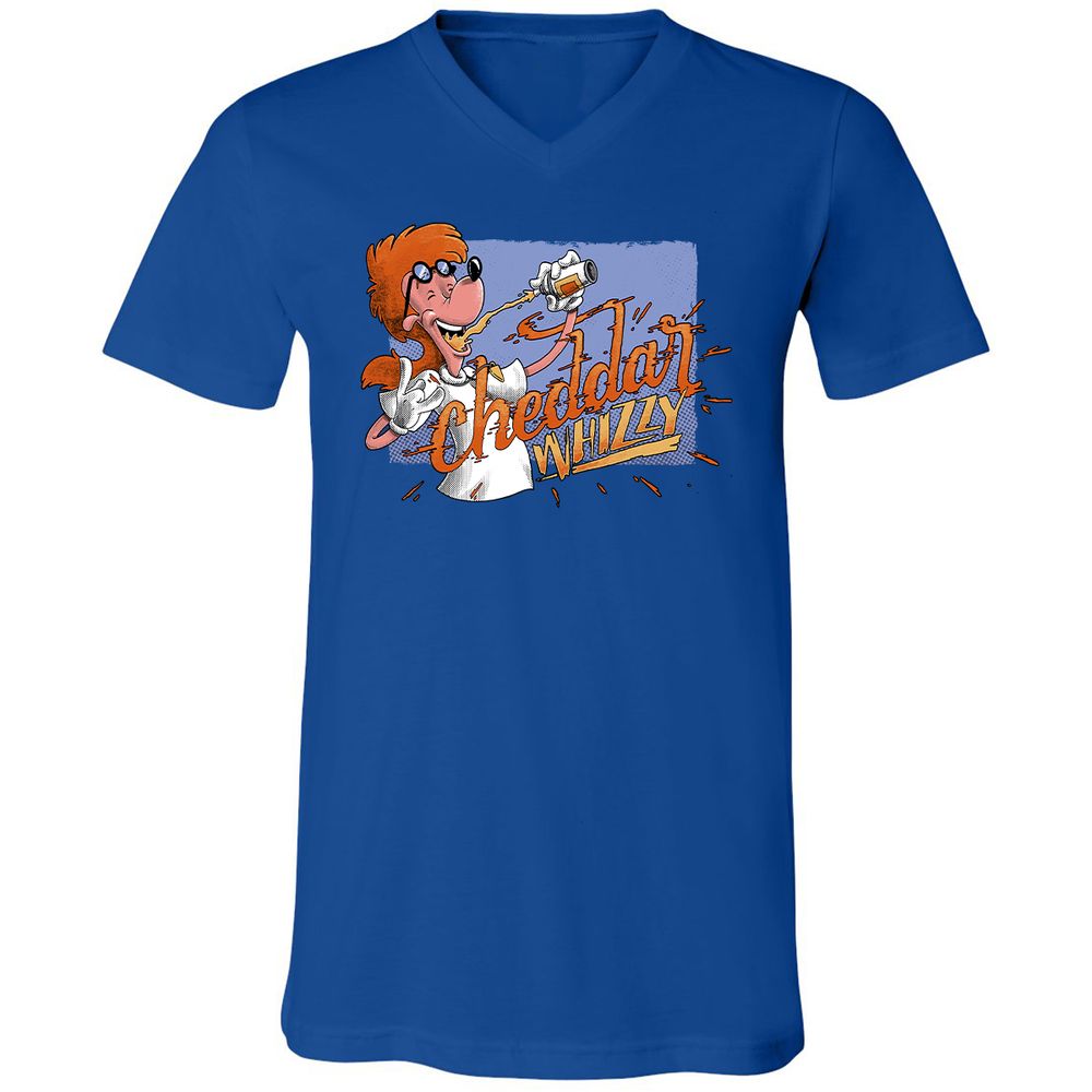 Unisex V-Neck T-Shirt - GL11TAGJ - True Royal - 4