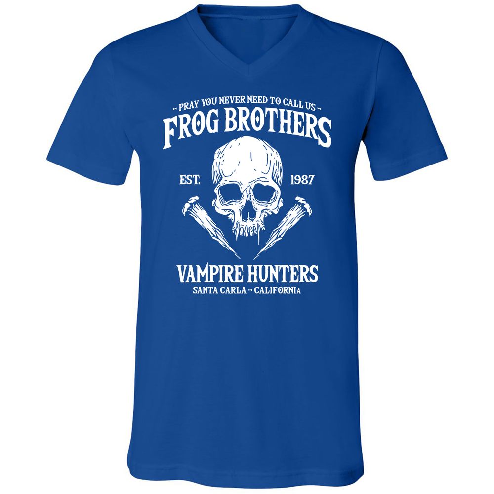 Unisex V-Neck T-Shirt - UQ25VKR2 - True Royal - 4
