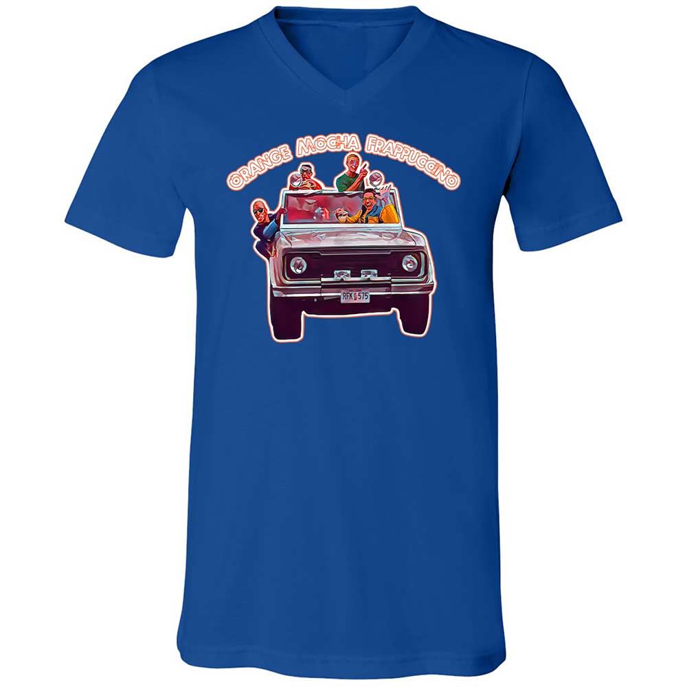 Unisex V-Neck T-Shirt - N4HQE1B5 - True Royal - 4