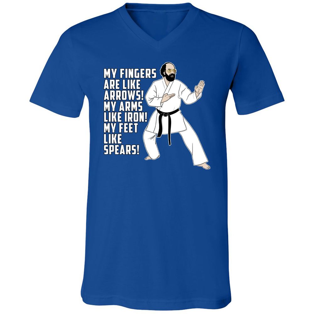 Unisex V-Neck T-Shirt - AH92NGHV - True Royal - 4