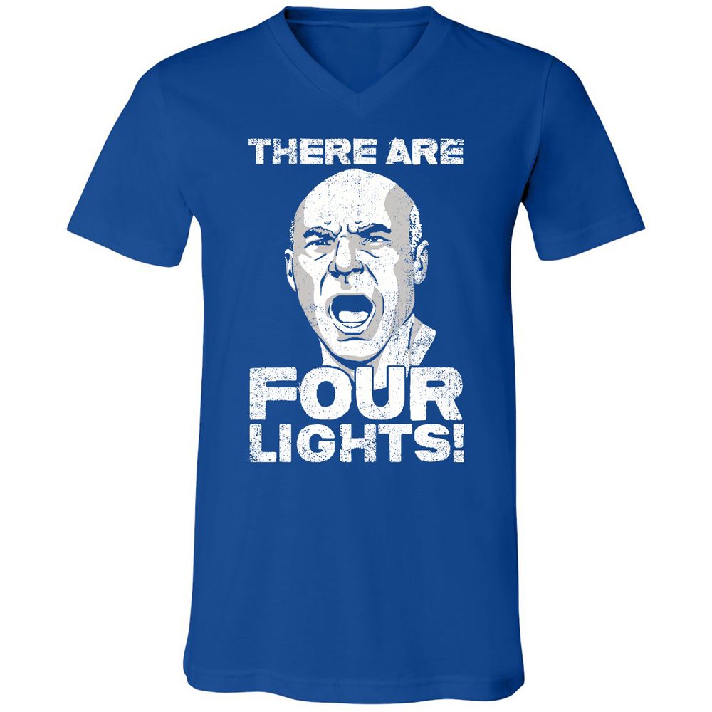 Unisex V-Neck T-Shirt - UJB6M7B7 - True Royal - 4