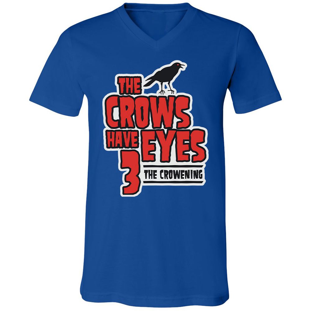 Unisex V-Neck T-Shirt - 3YDFUNKJ - True Royal - 4