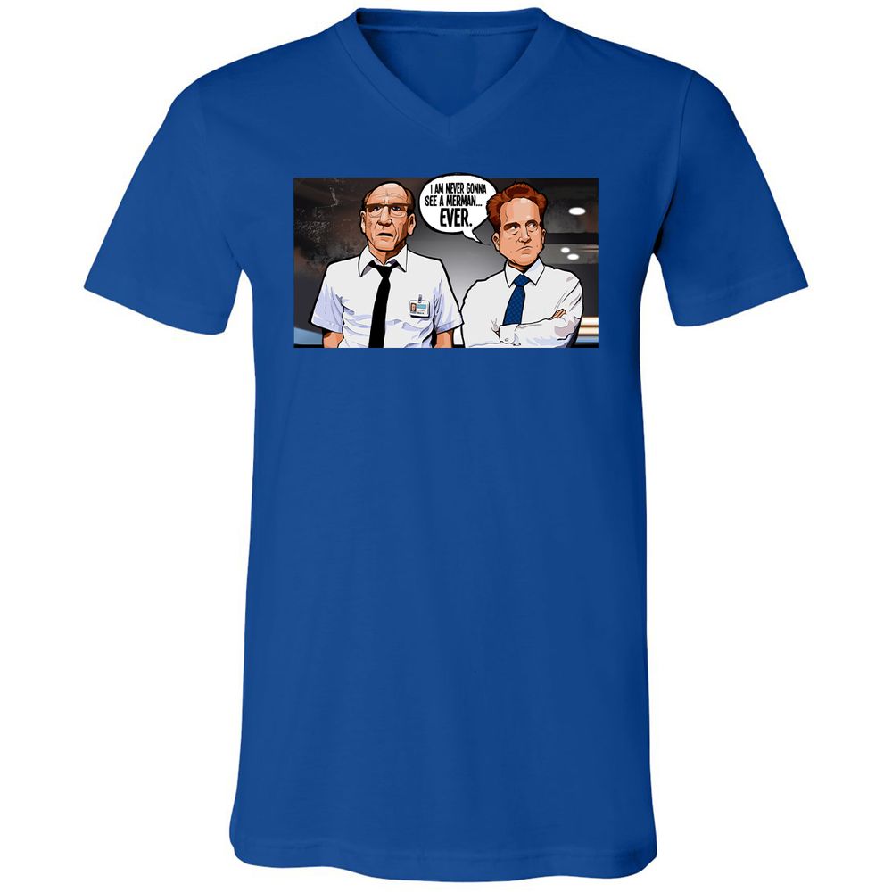 Unisex V-Neck T-Shirt - DQXVH9XS - True Royal - 4