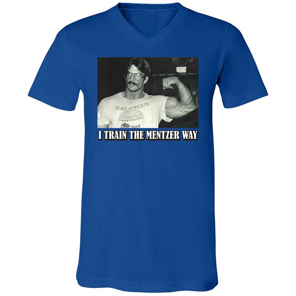 Unisex V-Neck T-Shirt - U28ZYD3U - True Royal - 4