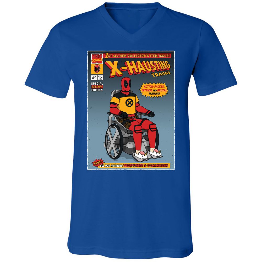 Unisex V-Neck T-Shirt - T2BMXLKK - True Royal - 4