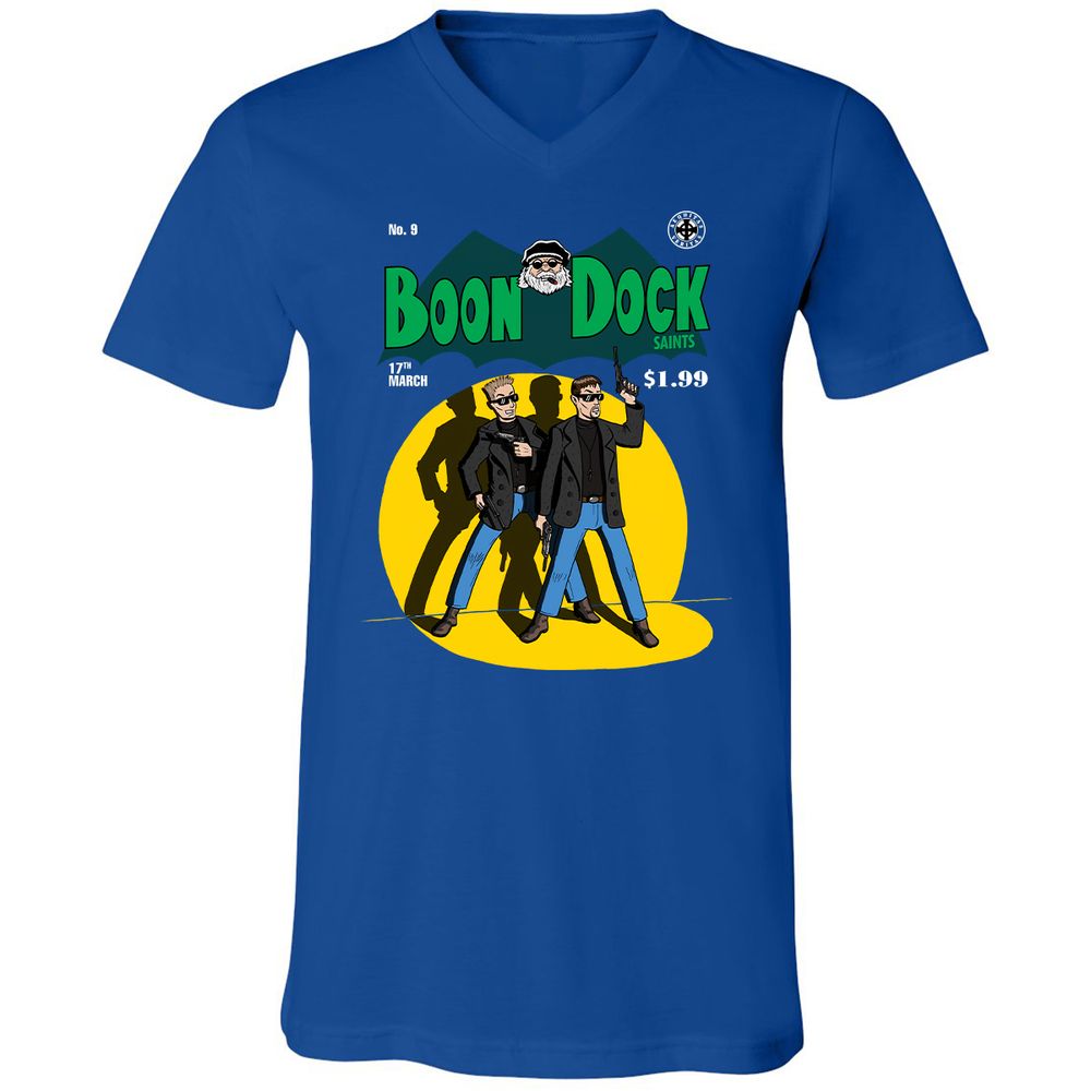 Unisex V-Neck T-Shirt - N6PHKSTJ - True Royal - 4