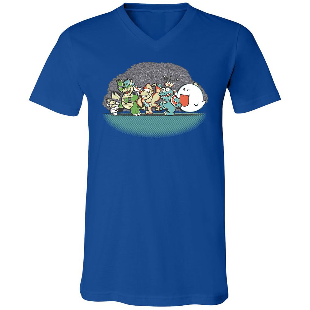 Unisex V-Neck T-Shirt - BPBL3LU5 - True Royal - 4