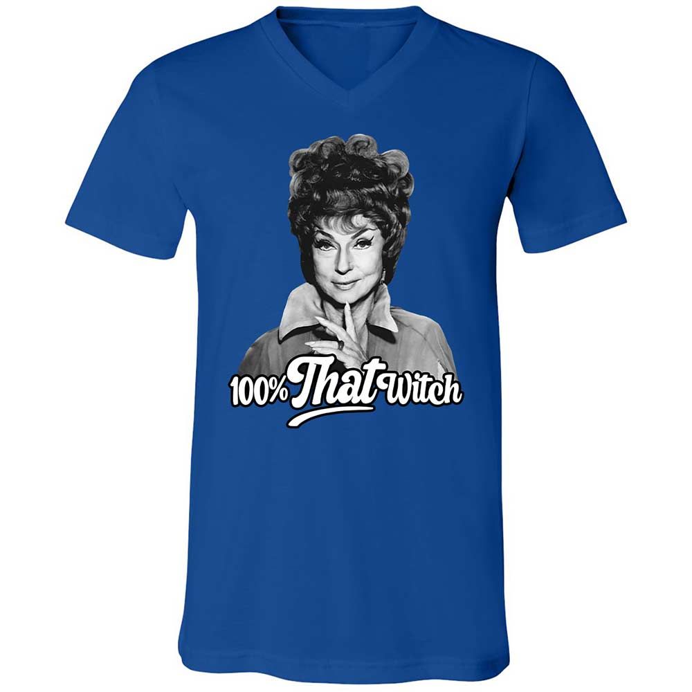 Unisex V-Neck T-Shirt - UNXN1MCS - True Royal - 4
