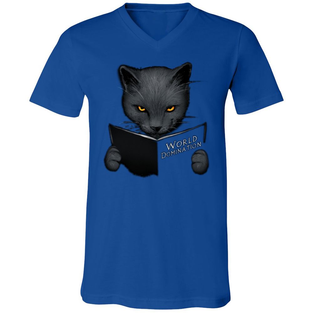 Unisex V-Neck T-Shirt - 19BJUZDP - True Royal - 4