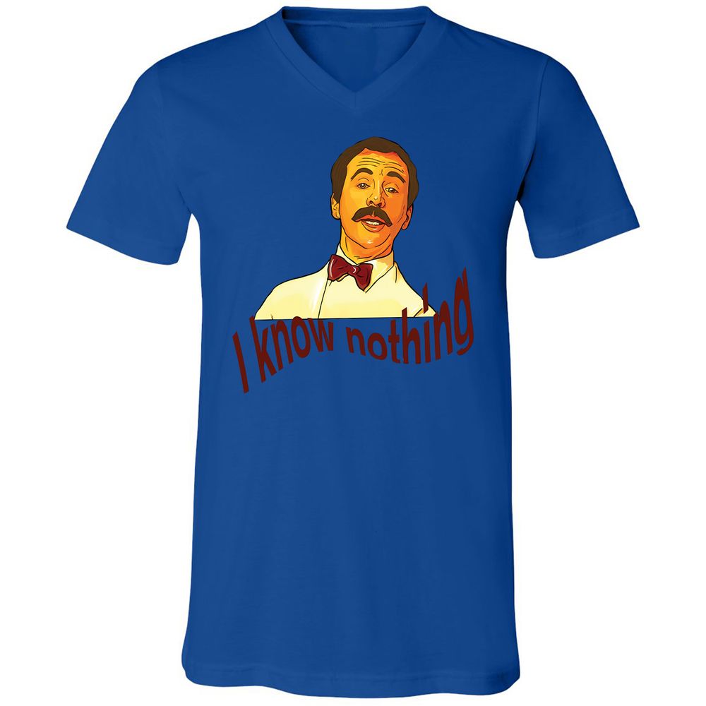 Unisex V-Neck T-Shirt - 5XT7LGE1 - True Royal - 4