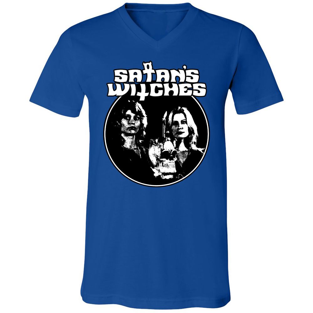 Unisex V-Neck T-Shirt - ZT5M5KW8 - True Royal - 4