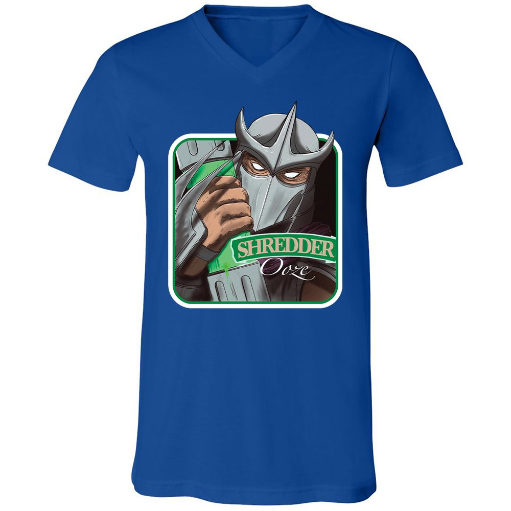 Unisex V-Neck T-Shirt - 45NWF4YQ - True Royal - 4