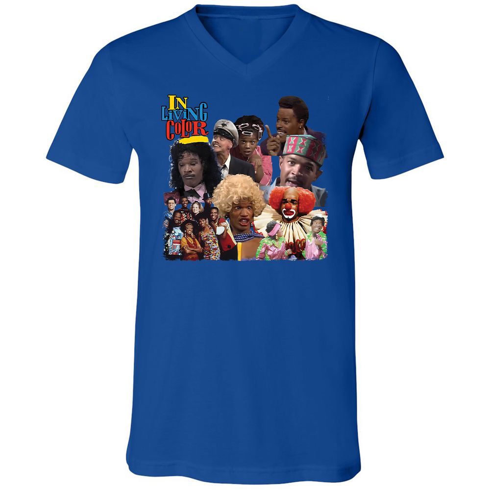 Unisex V-Neck T-Shirt - EUEP11XE - True Royal - 4