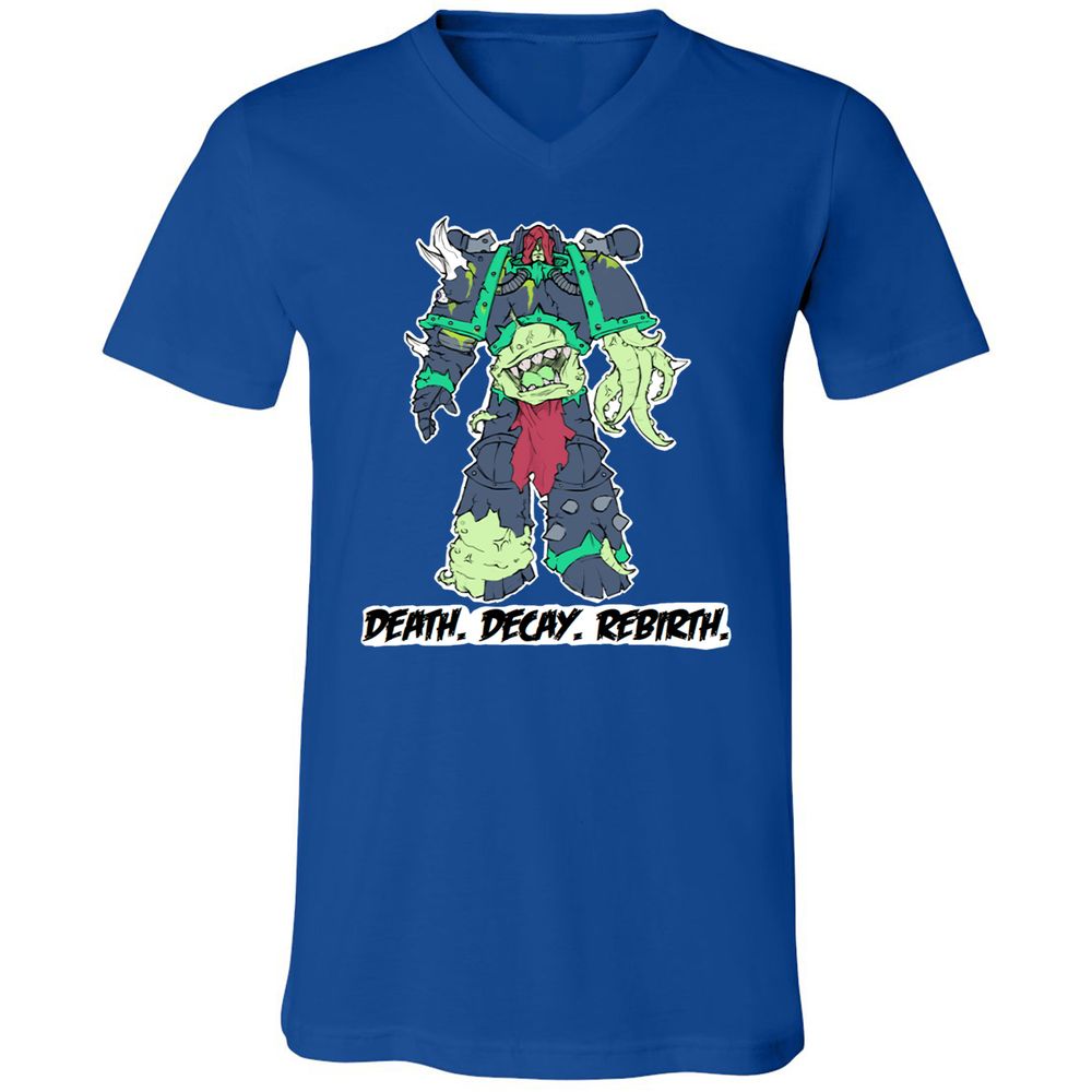 Unisex V-Neck T-Shirt - USC86S7Q - True Royal - 4