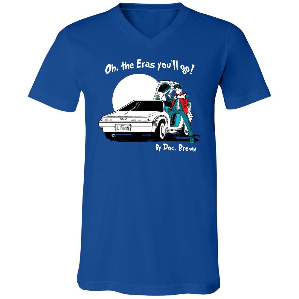 Unisex V-Neck T-Shirt - HL316JCV - True Royal - 4