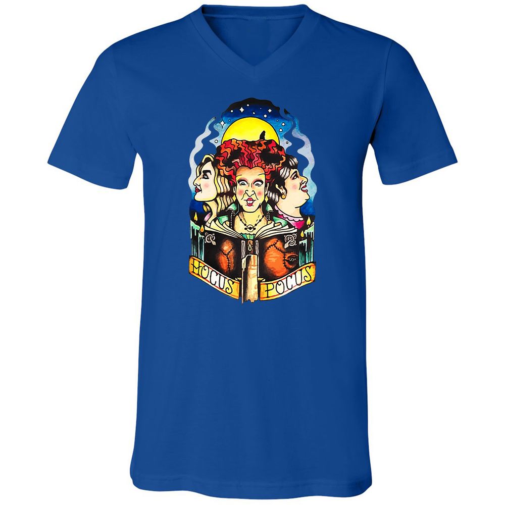 Unisex V-Neck T-Shirt - 5623WGXW - True Royal - 4