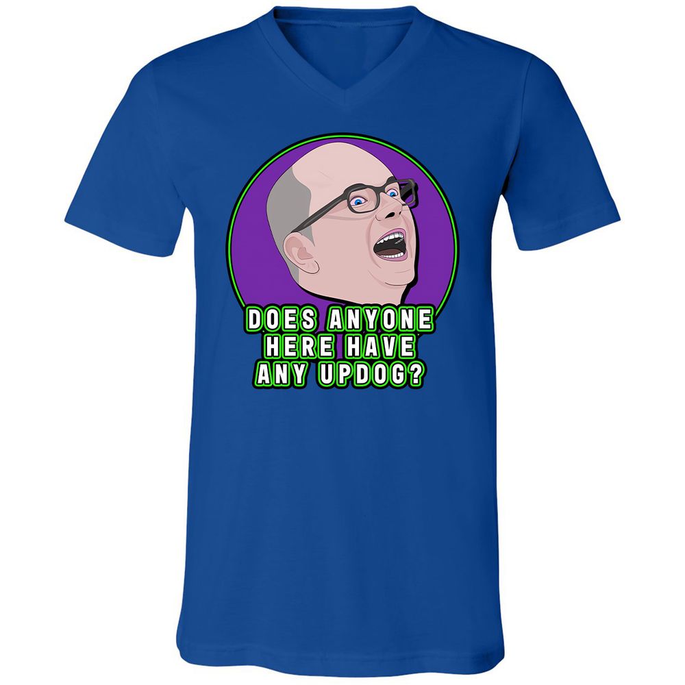 Unisex V-Neck T-Shirt - AHR15F8X - True Royal - 4