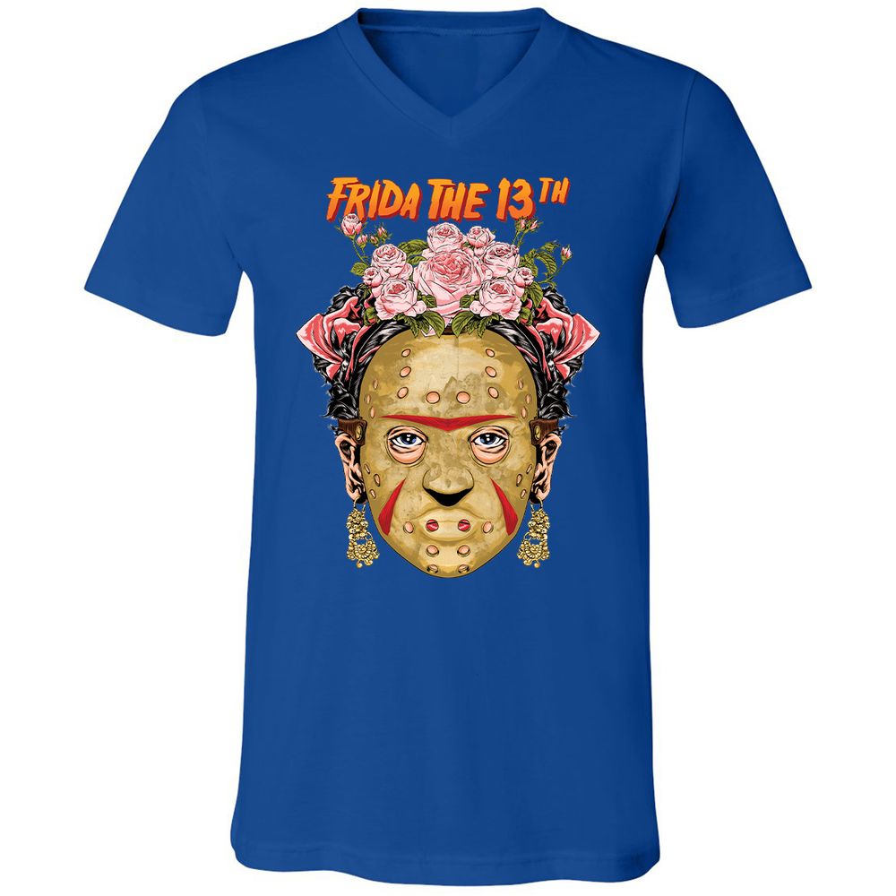 Unisex V-Neck T-Shirt - UGC3HAJK - True Royal - 4