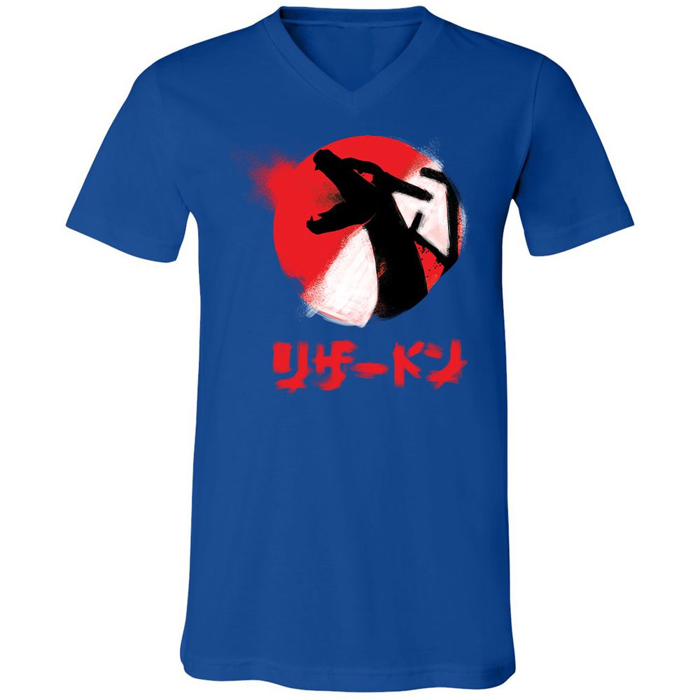 Unisex V-Neck T-Shirt - BWDK7NBD - True Royal - 4