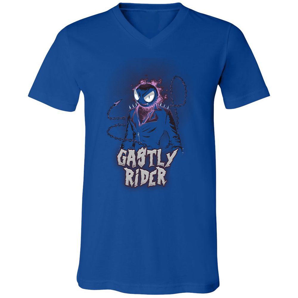 Unisex V-Neck T-Shirt - S3QCTHTH - True Royal - 4